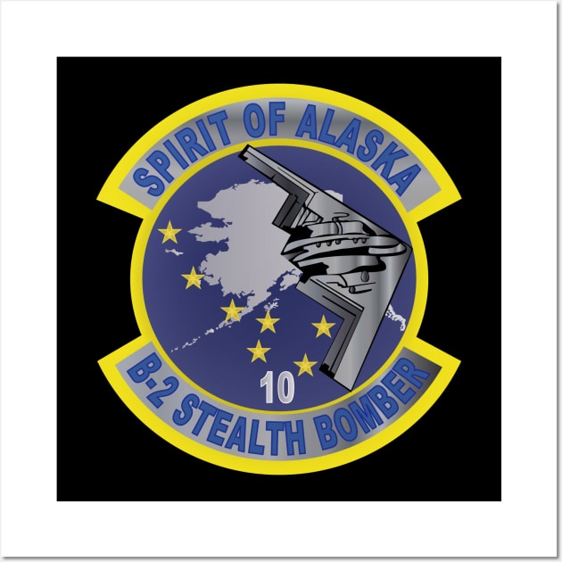 B2 - Spirit - Stealth Bomber - Alaska wo Txt Wall Art by twix123844